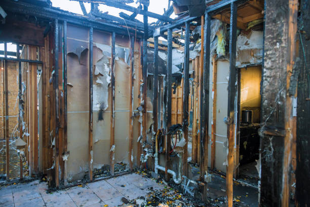 Professional Fire Damage Removal technician working in Schwenksville, PA